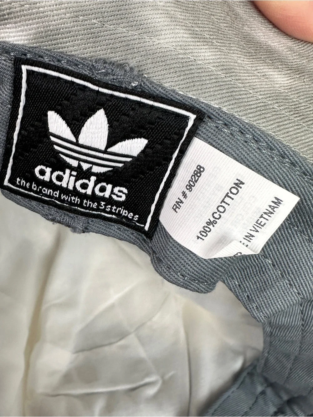 adidas Kids Gray & White Tie-Dye Bucket Hat